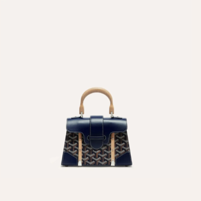 고야드 여성 네이비 스트럭쳐 사이공 백 미니 - Goyard Womens Mini Structure Saigon Bag - gob1212x