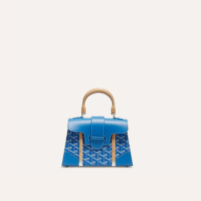 고야드 여성 블루 스트럭쳐 사이공 백 미니 - Goyard Womens Mini Structure Saigon Bag - gob1215x