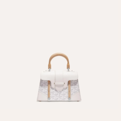 고야드 여성 화이트 스트럭쳐 사이공 백 미니 - Goyard Womens Mini Structure Saigon Bag - gob1217x