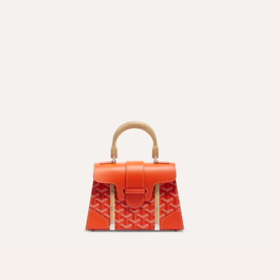 고야드 여성 오렌지 스트럭쳐 사이공 백 미니 - Goyard Womens Mini Structure Saigon Bag - gob1222x