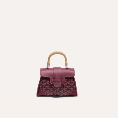 고야드 여성 버건디 소프트 사이공 백 미니 - Goyard Womens Mini Saigon Bag - gob1243x