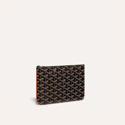 고야드 남/녀 블랙 탄 세나 클러치 PM - Goyard Unisex Senat Clutch PM - gob1263x