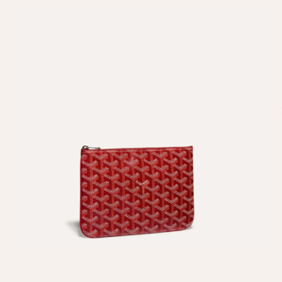 고야드 남/녀 레드 세나 클러치 PM - Goyard Unisex Senat Clutch PM - gob1264x