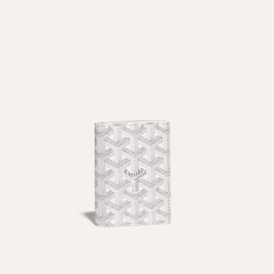 고야드 남/녀 화이트 생 마크 카드 홀더 - Goyard Unisex Saint Marc Card Holder - gow146x