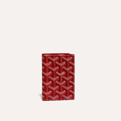 고야드 남/녀 레드 생 마크 카드 홀더 - Goyard Unisex Saint Marc Card Holder - gow147x