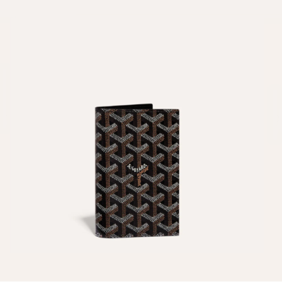 고야드 남/녀 블랙 그르넬 여권 케이스 - Goyard Unisex Grenelle Passport Cover - gow160x