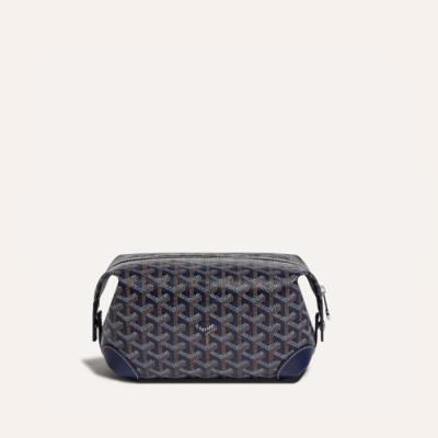 고야드 남/녀 네이비 볼링 25 클러치 - Goyard Unisex Bowling 25 Toiletry Bag - gob1325x