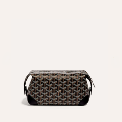 고야드 남/녀 블랙 볼링 25 클러치 - Goyard Unisex Bowling 25 Toiletry Bag - gob1327x