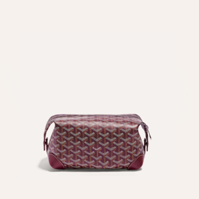 고야드 남/녀 버건디 볼링 25 클러치 - Goyard Unisex Bowling 25 Toiletry Bag - gob1334x