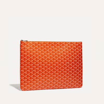 고야드 남/녀 오렌지 세나 클러치 MM/MGM/GM - Goyard Unisex Senat Clutch MM/MGM/GM - gob1361x