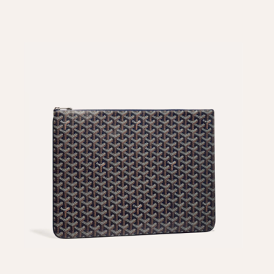 고야드 남/녀 네이비 세나 클러치 MM/MGM/GM - Goyard Unisex Senat Clutch MM/MGM/GM - gob1367x