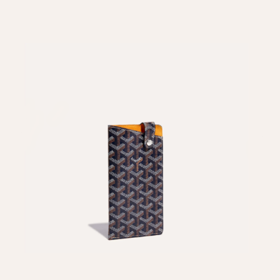 고야드 남/녀 네이비 몽마르트 안경 케이스 - Goyard Unisex Montmartre Glasses Case - gob1372x