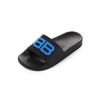 발렌시아가 남/녀 블랙 슬리퍼 - Balenciaga Unisex Black Slippers - bas214x