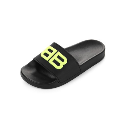 발렌시아가 남/녀 블랙 슬리퍼 - Balenciaga Unisex Black Slippers - bas219x