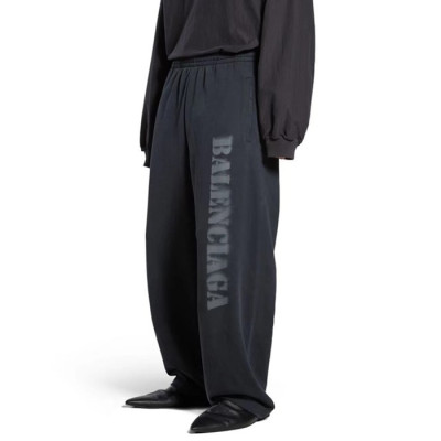 발렌시아가 남성 캐쥬얼 블랙 팬츠 - Balenciaga Mens Black Pants - bac214x