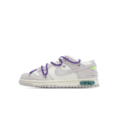 나이키 x 오프화이트 남/녀 그레이 스니커즈 - Nike SB Dunk x Off-white Unisex Sneakers - nis266x