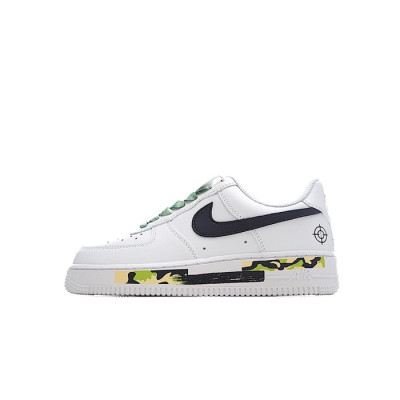 나이키 남/녀 화이트 스니커즈 - Nike Air Force 1 Unisex Sneakers - nis309x