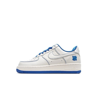 나이키 남/녀 블루 스니커즈 - Nike Air Force 1 Unisex Sneakers - nis418x