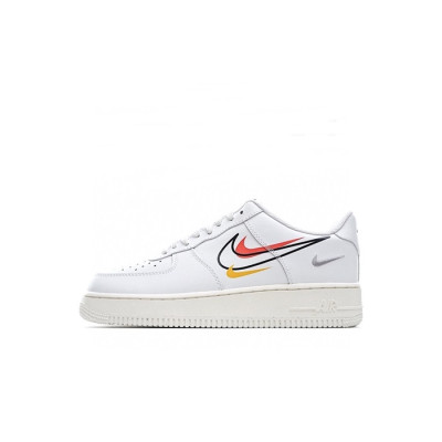 나이키 남/녀 화이트 스니커즈 - Nike Air Force 1 Unisex Sneakers - nis419x