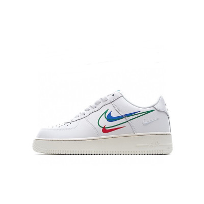 나이키 남/녀 화이트 스니커즈 - Nike Air Force 1 Unisex Sneakers - nis429x