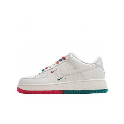 나이키 남/녀 화이트 스니커즈 - Nike Air Force 1 Unisex Sneakers - nis436x