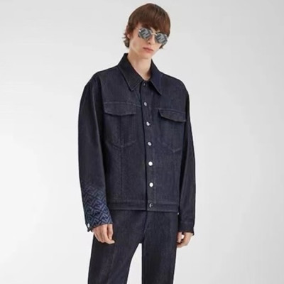 펜디 남성 네이비 자켓 - Fendi Mens Navy Jacket - fec225x