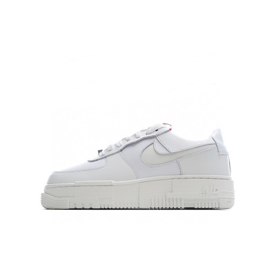 나이키 남/녀 화이트 스니커즈 - Nike Air Force 1 Unisex Sneakers - nis438x