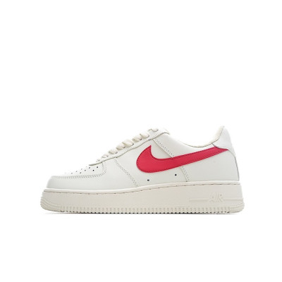 나이키 남/녀 아이보리 스니커즈 - Nike Air Force 1 Unisex Sneakers - nis464x