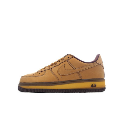 나이키 남/녀 카멜 스니커즈 - Nike Air Force 1 Unisex Sneakers - nis475x