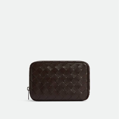 보테가베네타 남성 쵸코브라운 파우치 - Bottega Veneta Mens Brown Pouch - bvb460x