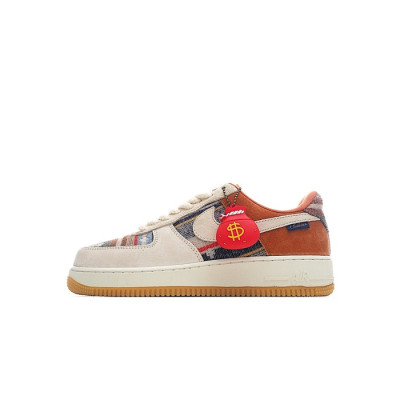 나이키 남/녀 카멜 스니커즈 - Nike Air Force 1 Unisex Sneakers - nis488x