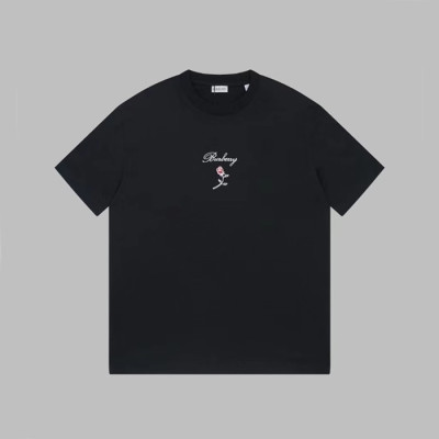 버버리 남성 블랙 티셔츠 - Burberry Mens Black Tshirts - buc318x