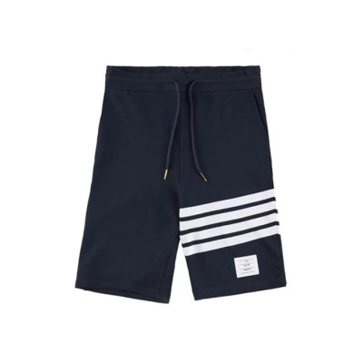 톰브라운 남성 네이비 반바지 - Thom Browne Mens Navy Half-pants - thc55x