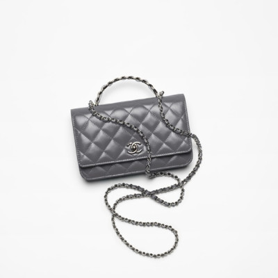 샤넬 여성 그레이 23k Woc 백 - Chanel Womens Gray Woc Bag - chb1517x