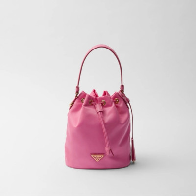 프라다 여성 핑크 리에디션1978 버킷백 - Prada Womens Pink Bucket Bag - prb1525x