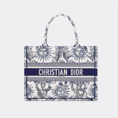 디올 여성 네이비 북토트 - Dior Womens Navy Book Tote - dib1530x