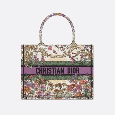 디올 여성 퍼플 북토트 - Dior Womens Purple Book Tote - dib1545x