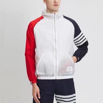 톰브라운 남성 네이비 자켓 - Thom Browne Mens Navy Jackets - thc58x