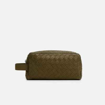 보테가베네타 남성 카키 파우치 - Bottega Veneta Mens Khaki Pouch - bvb1600x