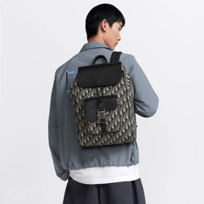 디올 남성 네이비 백팩 - Dior Mens Navy Back Pack - dib1617x