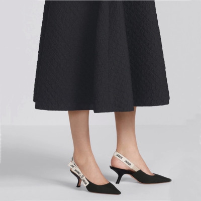 디올 여성 JADIOR 슬링백 펌프스 - Dior Womens Black Pumps - dis574x