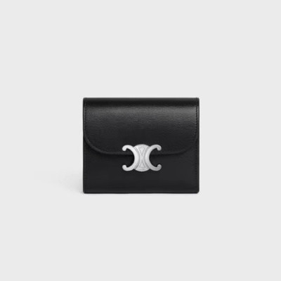 셀린느 여성 블랙 반지갑 - Celine Womens Black Wallets - cew185x