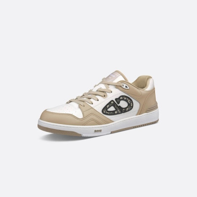 디올 남/녀 베이지 로우탑 스니커즈 - Dior Unisex Beige Sneakers - dis653x