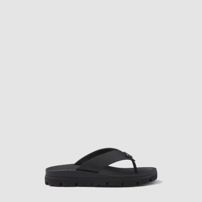 프라다 남성 블랙 슬리퍼 - Prada Mens Black Slippers - prs660x