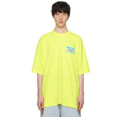 베트멍 남/녀 그린 반팔 티셔츠 - Vetements Unisex Over Size Tshirts - vec760x