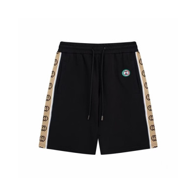 구찌 남성 블랙 반바지 - Gucci Mens Black Half-pants - guc656x