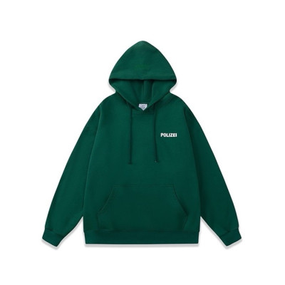 베트멍 남/녀 그린 후드티 - Vetements Unisex Green Hoodie - vec859x