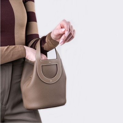 매장판 에르메스 여성 에토프 인 더 루프 백 - Hermes Womens Etoupe In-The-Loop Bag - heb1961x