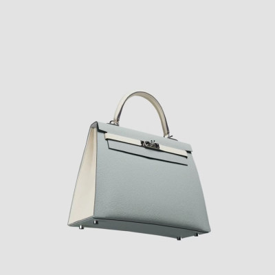 매장판 에르메스 여성 블루 글레이셔 켈리 백 - Hermes Womens Blue Glacier Kelly25  - heb1972x