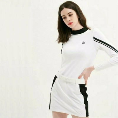 [ANEWGOLF] 어뉴골프 여성 하프 넥 티셔츠 - gol129x